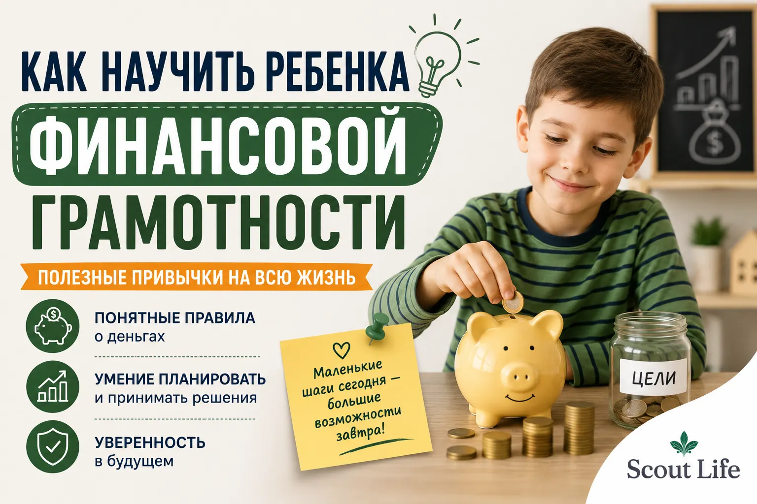 Как привить ребенку финансовую грамотность - Skauty Life