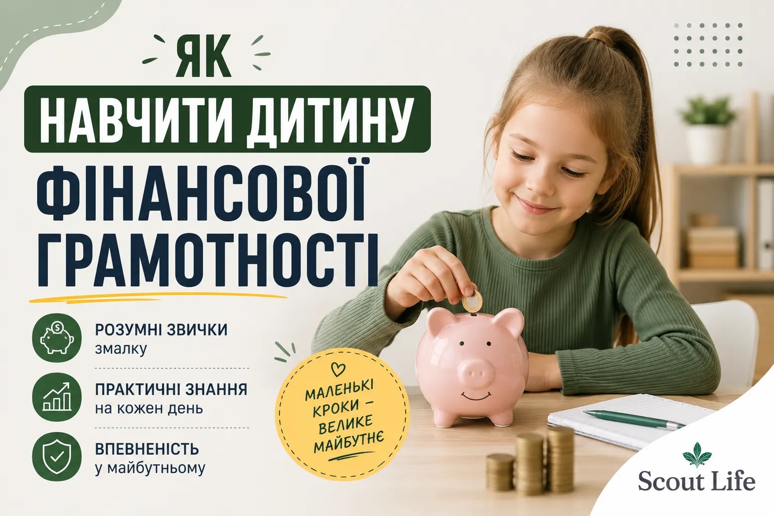 Як навчити дитину фінансової грамотності - Skauty Life