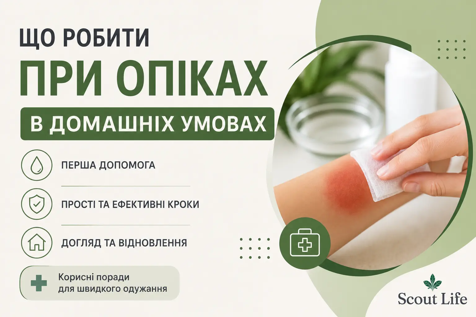 Що робити при опіках в домашніх умовах - Skauty Life