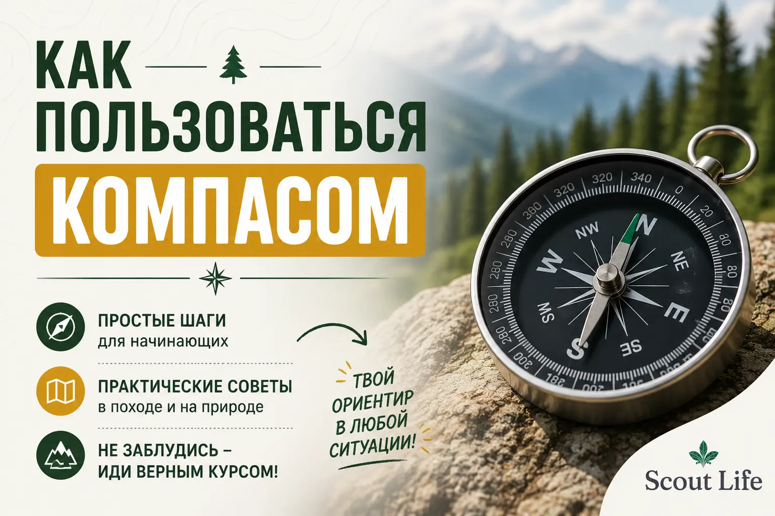 Как пользоваться компасом - Skaut Life