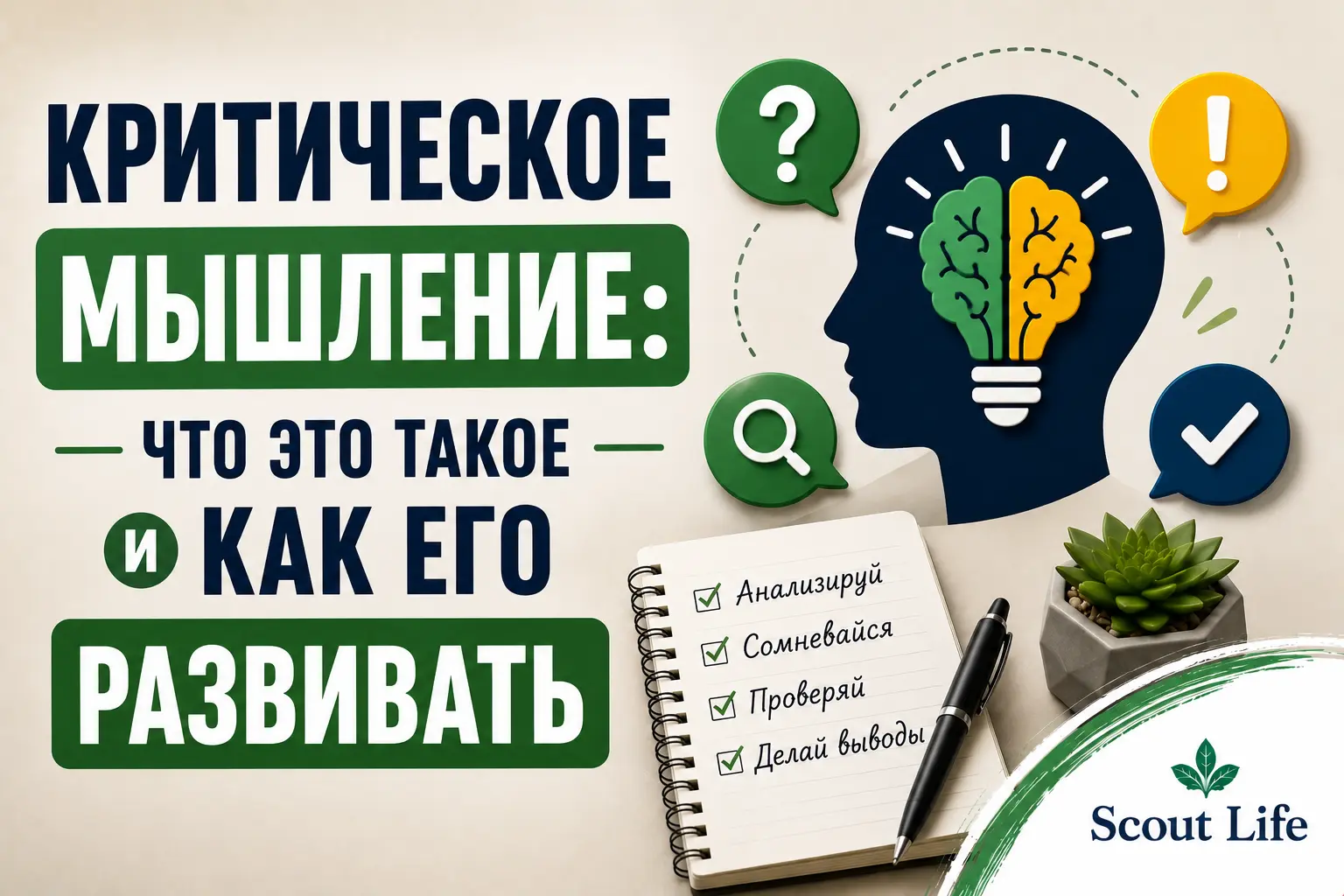 Критическое мышление: что это такое и как его развивать - Skauty Life