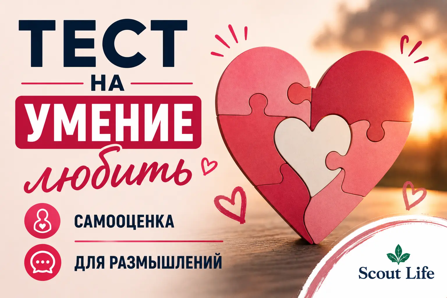 Тест на умение любить: самооценка для размышлений - Skauty Life